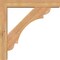 Ekena Millwork Olympic Block Smooth Bracket w/ Offset Brace, Western Red Cedar, 5 1/2"W x 30"D x 30"H BKT0604X30X30OLY05SWR - alternate 3